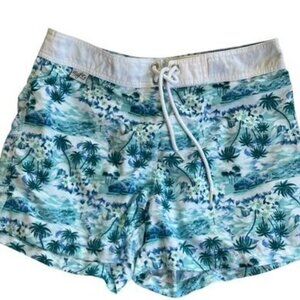 Blue Tropical Board Shorts